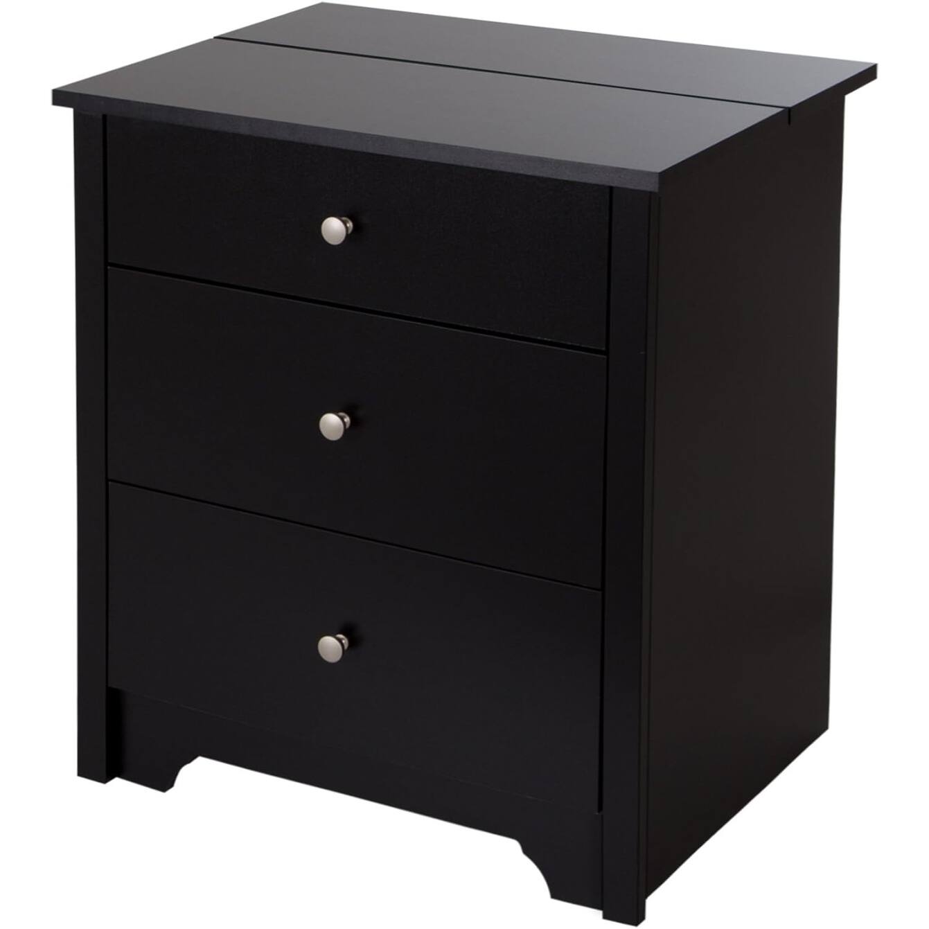 Vito Nightstand Charging Station 19.25"D x 24.5"W x 27.5"H Bed Bath